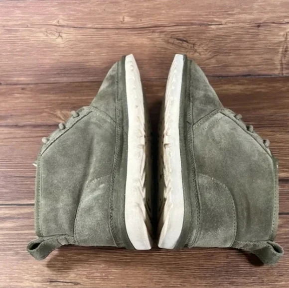 Green suede polo boots - Picture 7 of 7